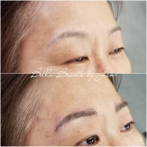 Eyebrow Tattoo result by Bella Browz in Burbank, CA