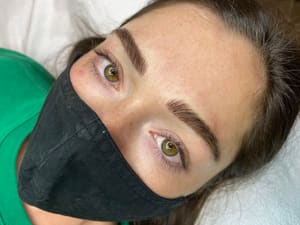 Eyebrow Tattoo result by Bella Faccia Permanent Makeup in Morrisville, PA