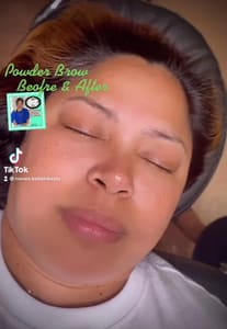 Eyebrow Tattoo result by Bella Ink Studio in Lynn Haven, FL