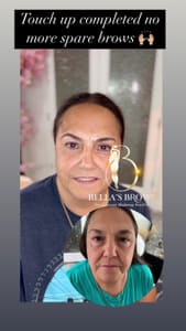 Eyebrow Tattoo result by Bella’s Brows Studio in Magna, UT