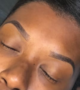 Eyebrow Tattoo result by Bella’s Esthetics in Rome, GA