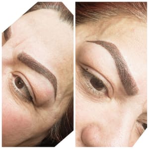 Eyebrow Tattoo result by Bella's Microblading & Beauty in Valley Village, CA