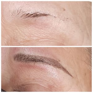 Eyebrow Tattoo result by Bella's Microblading & Beauty in Valley Village, CA