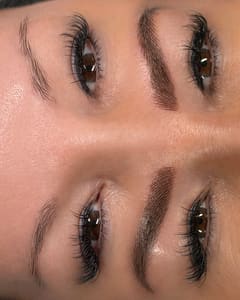 Eyebrow Tattoo result by Bella’s Permanent Makeup And Lash Studio in Palm Desert, CA
