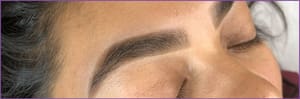 Eyebrow Tattoo result by Bella's Studio in Takoma Park, MD