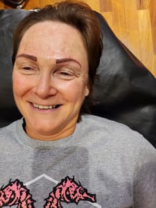 Eyebrow Tattoo result by Bella Spa Eyebrow Threading in Omaha, NE
