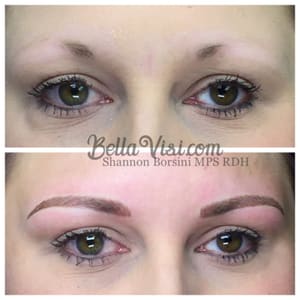 Eyebrow Tattoo result by Bella Visi Permanent Cosmetics in Reno, NV