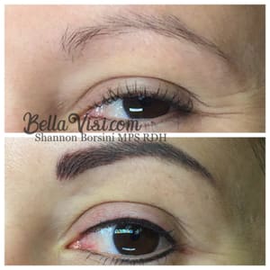 Eyebrow Tattoo result by Bella Visi Permanent Cosmetics in Reno, NV
