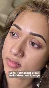 Eyebrow Tattoo result by Bella Vista Lash Lounge in Philadelphia, PA