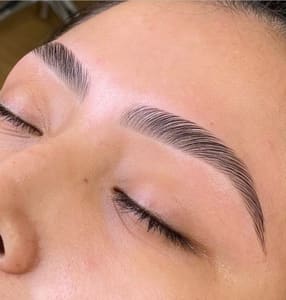 Eyebrow Tattoo result by Bella Vista Lash Lounge in Philadelphia, PA