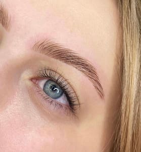 Eyebrow Tattoo result by Bella Vista Lash Lounge in Philadelphia, PA