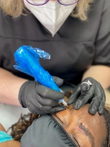 Eyebrow Tattoo result by Bella Vous Beauty llc [by appointment] in Melbourne, FL