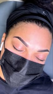 Eyebrow Tattoo result by Bellabrow Microblading in Durham, NC
