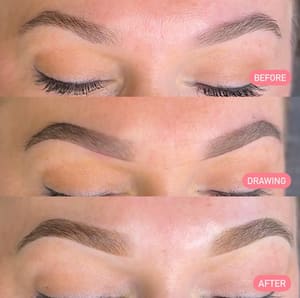Eyebrow Tattoo result by Bellabrow Microblading in Durham, NC