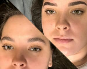 Eyebrow Tattoo result by Belladonna Studio in Kingston, PA