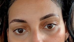 Eyebrow Tattoo result by Belladonna Studio in Kingston, PA