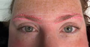 Eyebrow Tattoo result by Belladonna Studio in Kingston, PA