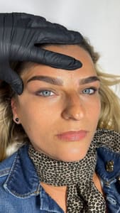 Eyebrow Tattoo result by BellasByPaola in Cooper City, FL