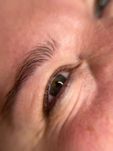 Eyebrow Tattoo result by BellasByPaola in Cooper City, FL