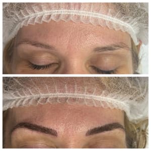 Eyebrow Tattoo result by Belle Brow Microblading & Permanent Cosmetics in Lancaster, PA