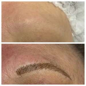 Eyebrow Tattoo result by Belle Brow Microblading & Permanent Cosmetics in Lancaster, PA