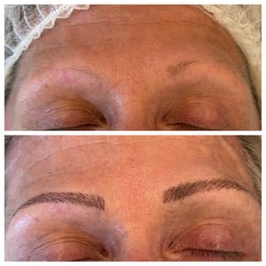 Eyebrow Tattoo result by Belle Brow Microblading & Permanent Cosmetics in Lancaster, PA