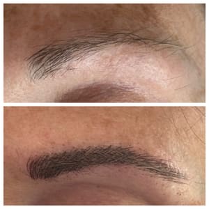 Eyebrow Tattoo result by Belle Brow Microblading & Permanent Cosmetics in Lancaster, PA