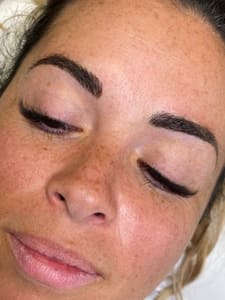 Eyebrow Tattoo result by Belle Fleur Aesthetics in Murrieta, CA