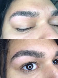 Eyebrow Tattoo result by Belleza Studio LLC in Millcreek, UT