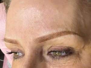 Eyebrow Tattoo result by Bellezza Divina LLC in East Hanover, NJ