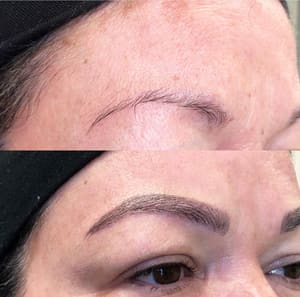 Eyebrow Tattoo result by Bellisima Skin in Encino, CA