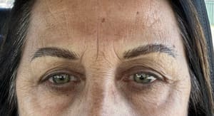 Eyebrow Tattoo result by Bellison Artistry in Ca On City, CO