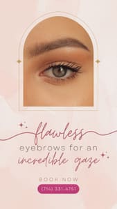 Eyebrow Tattoo result by Bellissima bodysculpting. in Whittier, CA