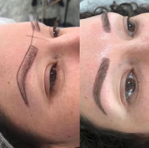 Eyebrow Tattoo result by Bellviso Global Aesthetics in Lathrup Village, MI