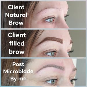 Eyebrow Tattoo result by Benevolence Permanent Cosmetics in Tumwater, WA