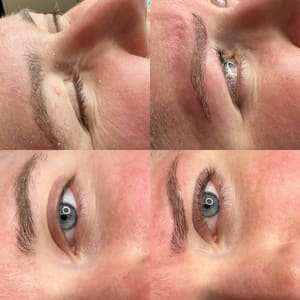 Eyebrow Tattoo result by Berkley Beauty Esthetics in Brownsburg, IN