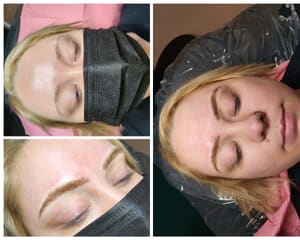 Eyebrow Tattoo result by Berry Blue Tattoo in Fayetteville, NC
