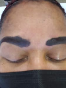 Eyebrow Tattoo result by Beso Makeup in Metairie, LA