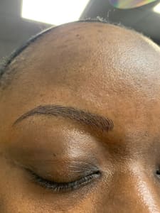 Eyebrow Tattoo result by Best Brows Microblading Beauty Clinique in San Antonio, TX