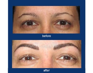 Eyebrow Tattoo result by Best Permanent Makeup By Jeffery Lyle Segal in Glenview, IL