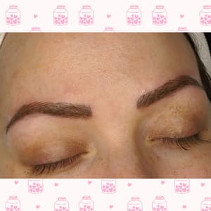Eyebrow Tattoo result by Betty Bladez Beauty Ink in Tampa, FL