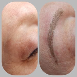 Eyebrow Tattoo result by Betty Bladez Beauty Ink in Tampa, FL