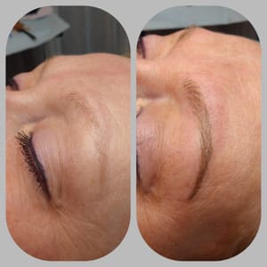 Eyebrow Tattoo result by Betty Bladez Beauty Ink in Tampa, FL