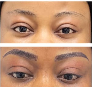 Eyebrow Tattoo result by Beyond Beauty in Decatur, TX