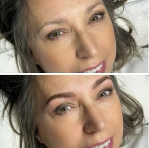 Eyebrow Tattoo result by Beyond Beauty Lounge in Marion, OH