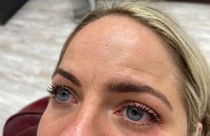 Eyebrow Tattoo result by Beyond Beauty Threading, Facial, & Waxing studio in Franklin Square, NY