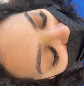 Eyebrow Tattoo result by Beyond Beauty Threading, Facial, & Waxing studio in Franklin Square, NY