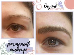 Eyebrow Tattoo result by Beyond Esthetics Medspa in Ontario, OH
