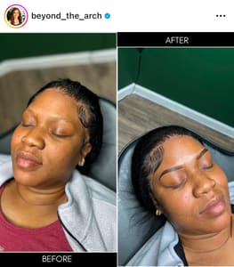 Eyebrow Tattoo result by Beyond the Arch Permanent Cosmetics & Academy in Evans, GA