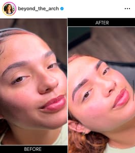 Eyebrow Tattoo result by Beyond the Arch Permanent Cosmetics & Academy in Evans, GA